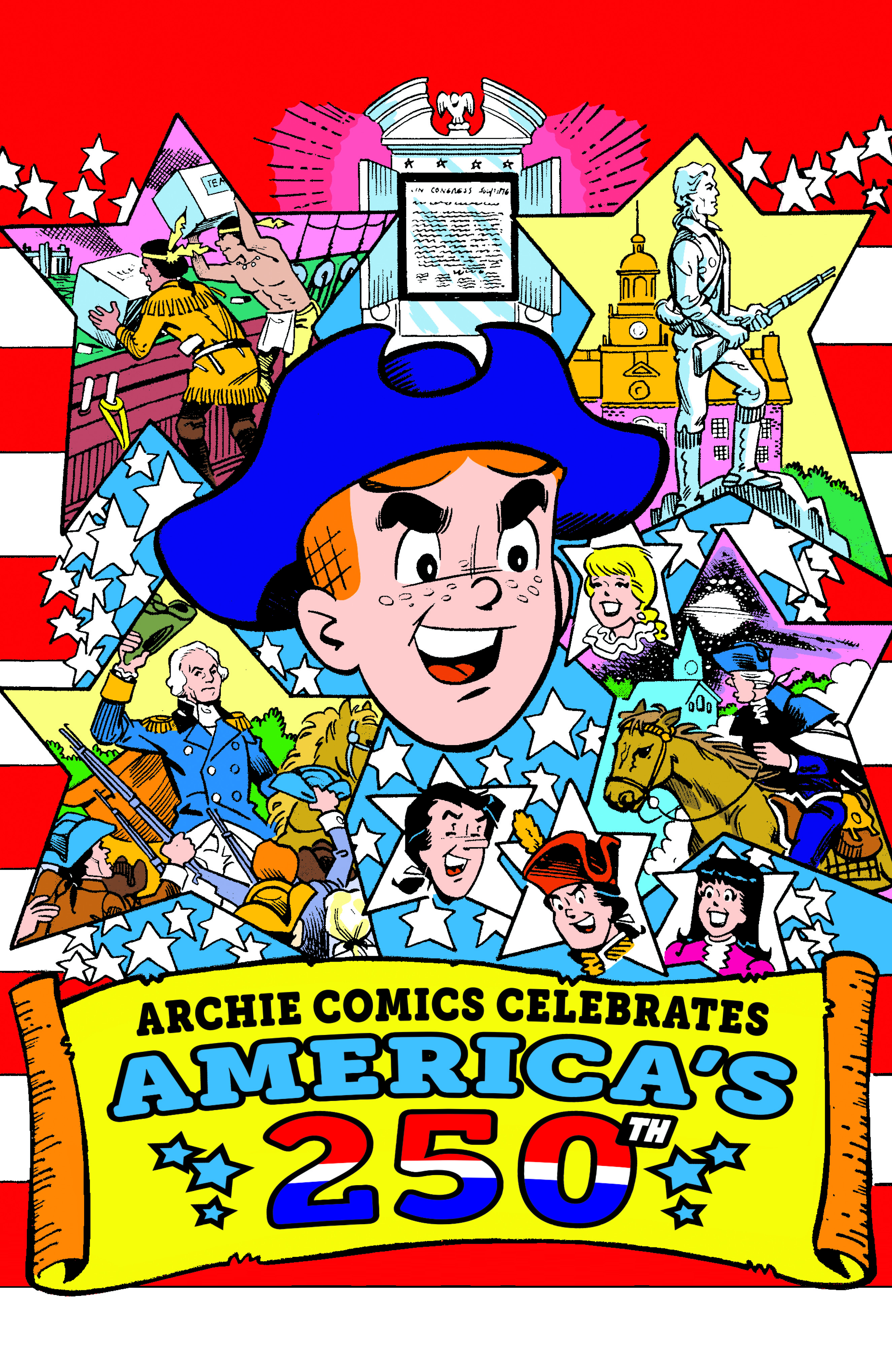ARCHIE COMICS CELEBRATES AMERICAS 250TH (ONE SHOT) CVR E STAN GOLDBERG ...